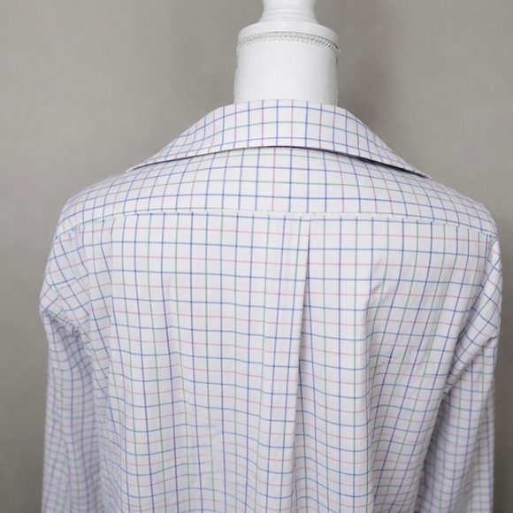 Ralph Lauren Cotton Y2K Plaid Button Up Shirt Classic Fit Preppy 2000s - Picture 5 of 12